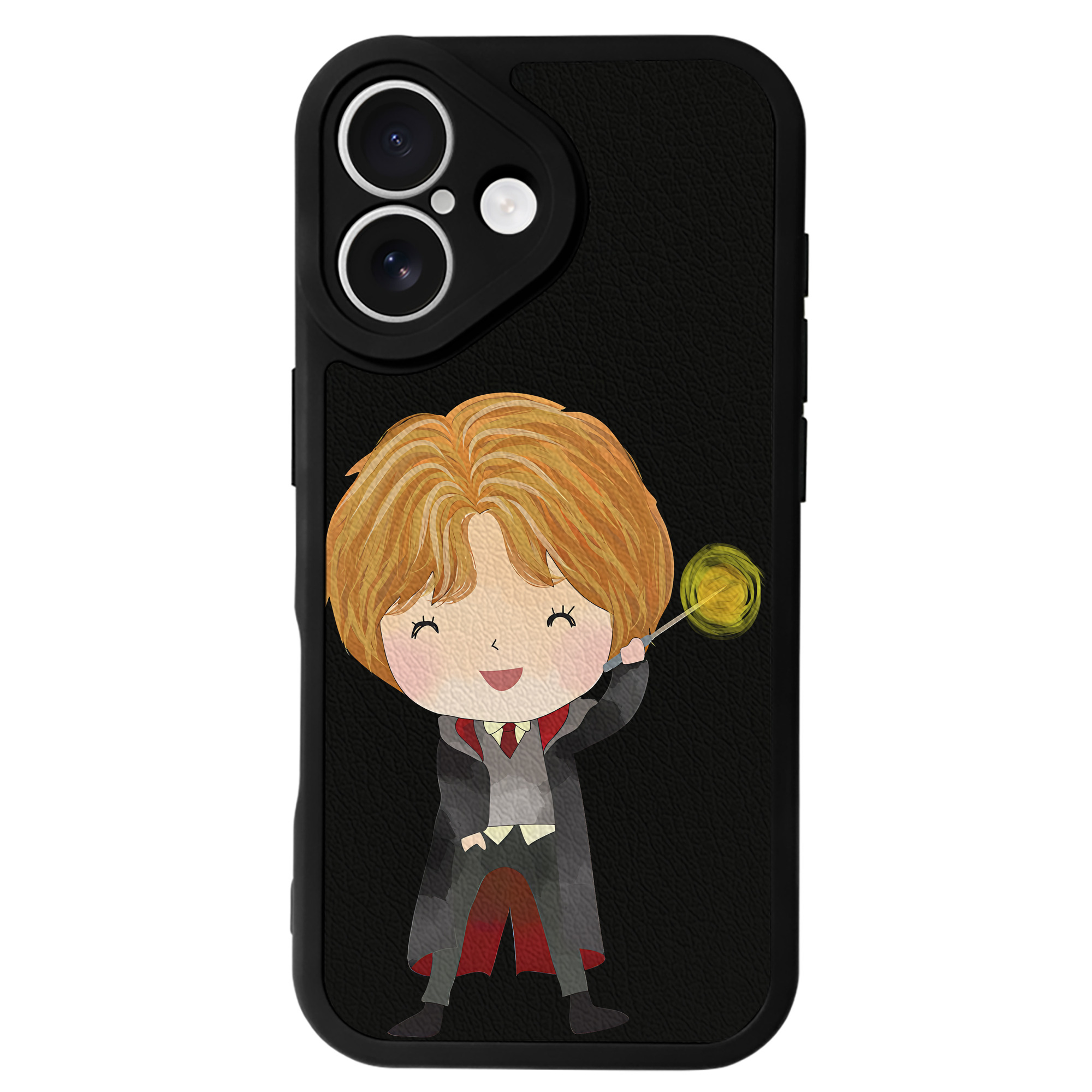 （画像用） Harry Potter ハリー・ポッターシリーズ 【iPhone 16シリーズ対応】シリコンスマホケース（レザー調） 材質：シリコン